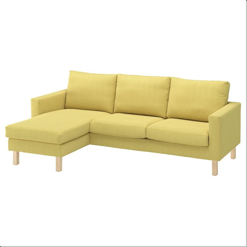 SALTSJOBADEN サルトショバーデン カバー 3人掛けソファ＆寝椅子用 - フリードトゥナ イエロー