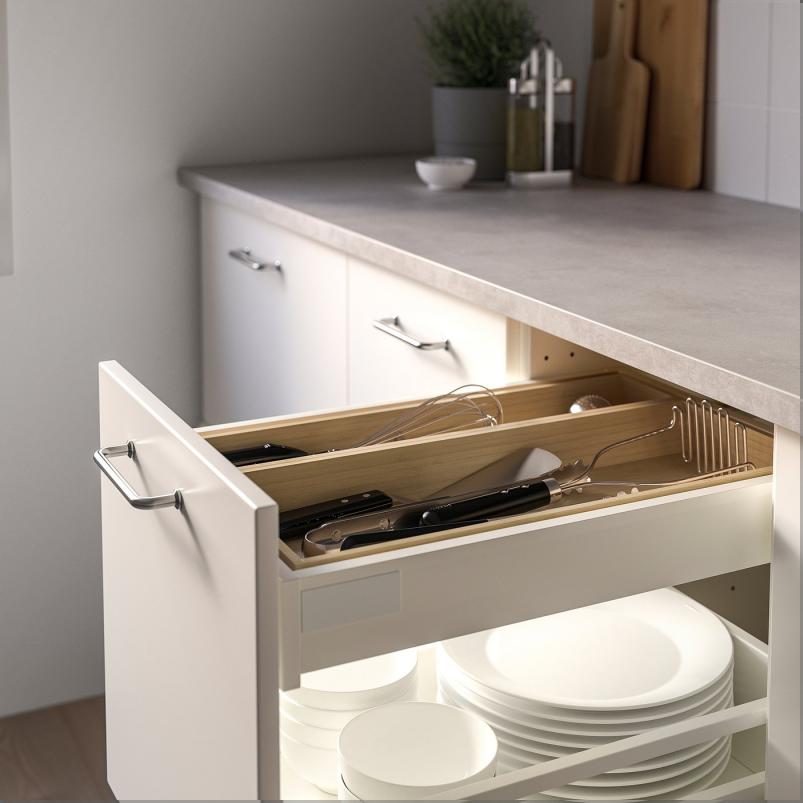 UPPDATERA ウップダテラ キッチンツール用トレイ - 竹 20x50cm