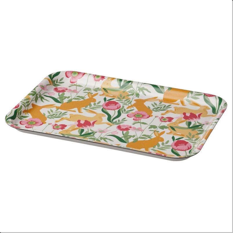 TJÄRLEK シャーレク トレイ - 模様入り 20x28 cm