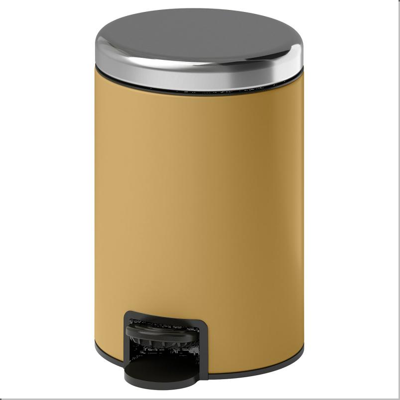 EKOLN エーコルン ゴミ箱 - ダークイエロー 3 l