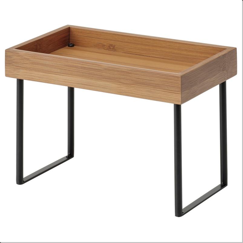 NÅLBLECKA ノールブレッカ キッチンカウンタートップオーガナイザー - メタル/竹 23x13x15 cm