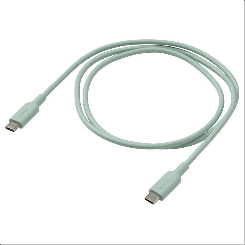 SITTBRUNN シットブルン USB-C - USB-C - ライトグリーン 1.0m