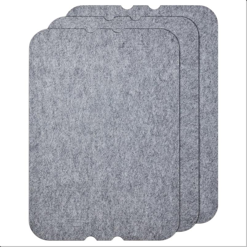 OVERSIKTLIG オーヴェルシクトリグ ランチョンマット ワゴン用 3枚セット - ライトグレー 41x29cm