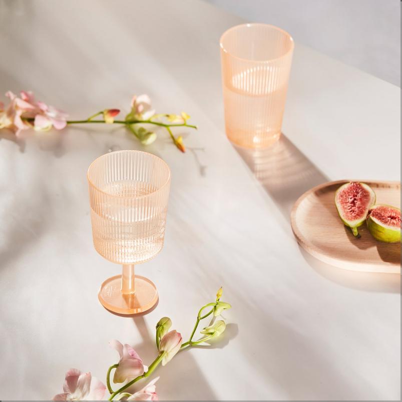 KALLSINNIG カルスィンニグ ワイングラス - プラスチック/オレンジ 32 cl