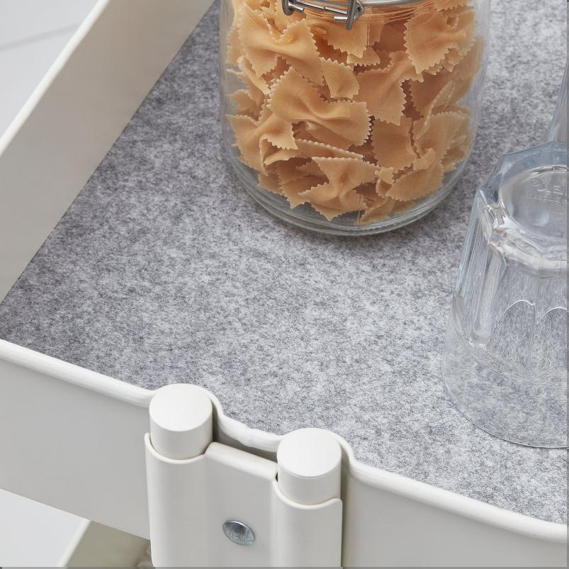 OVERSIKTLIG オーヴェルシクトリグ ランチョンマット ワゴン用 3枚セット - ライトグレー 34x24cm