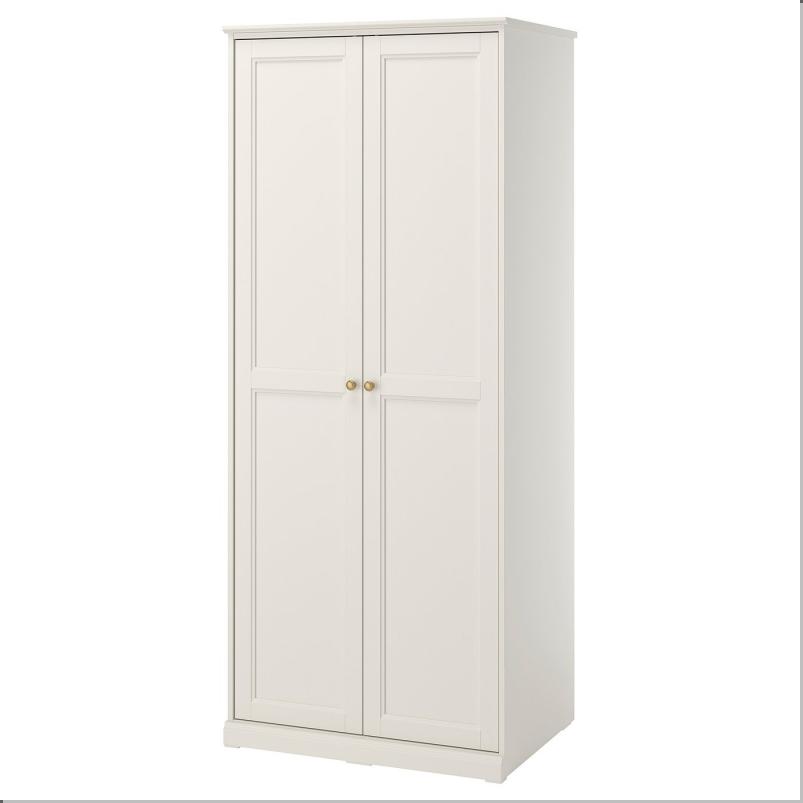 FAGELFJALLET フォーゲルフィェレット ワードローブ 扉2枚付 - オフホワイト 82x60x194cm