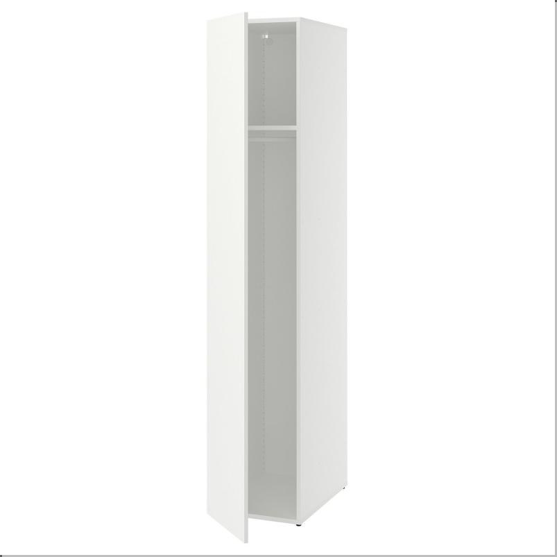 LASTARE ラスタレ ワードローブコンビネーション - ホワイト 40x62x200cm