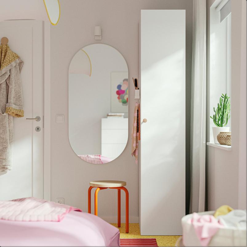 LASTARE ラスタレ ワードローブコンビネーション - ホワイト 40x62x200cm