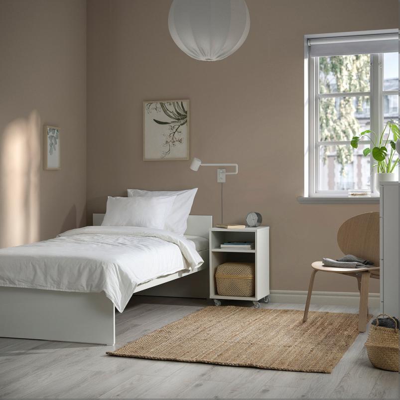 VIHALS ヴィーハルス ベッドフレーム - ホワイト/リルヘラン 90x200cm