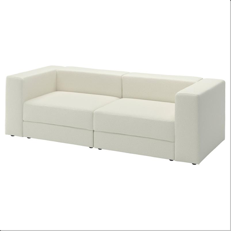 JATTEBO イェッテボ 3人掛けモジュールソファ - アクスヴァラ オフホワイト