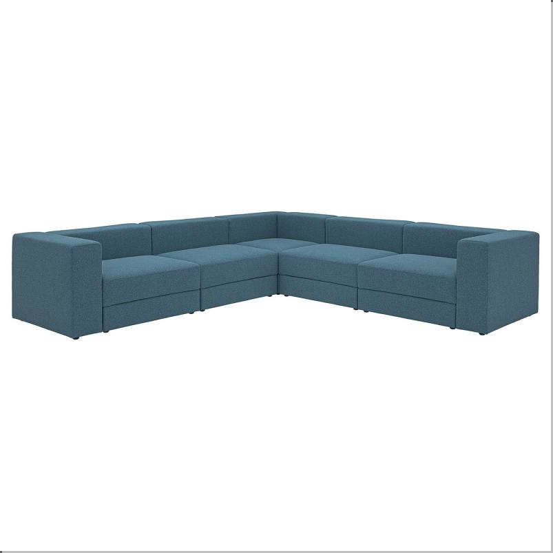JATTEBO イェッテボ 6人掛けモジュールコーナーソファ - アクスヴァラ ダークグレーブルー