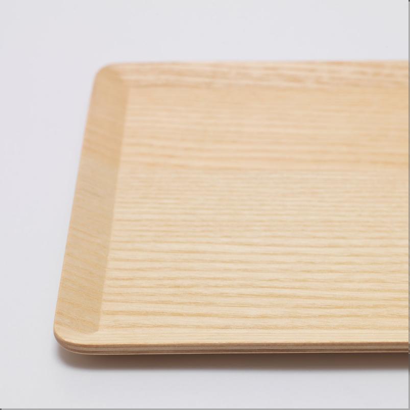 ORDNAD オードナド トレイ - アッシュ材突き板 20x28cm