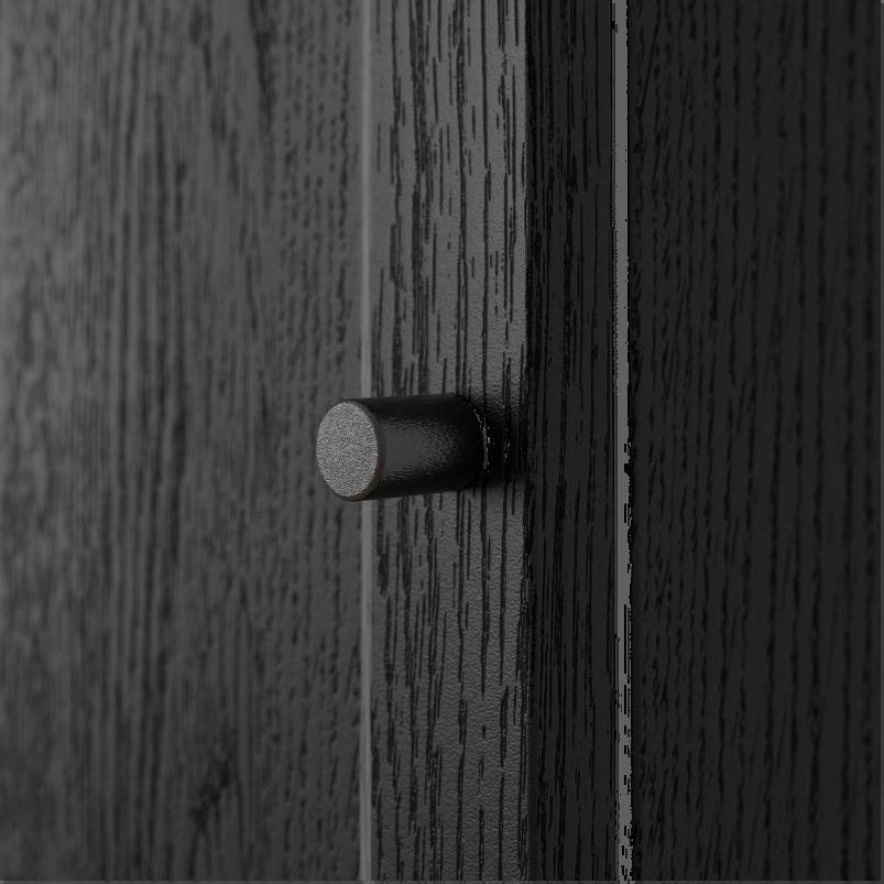 OXBERG オクスベリ 扉 - ブラック オーク調 40x97cm