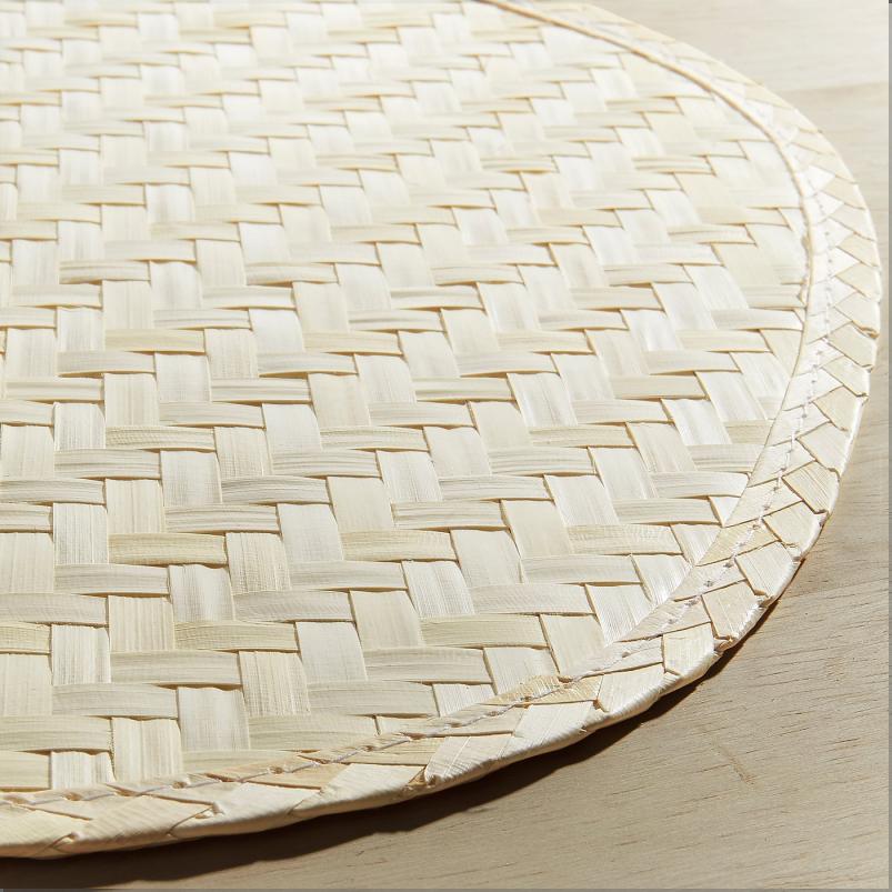 PADDFISK パッドフィスク ランチョンマット - ヤシの葉 ハンドメイド 37x35cm