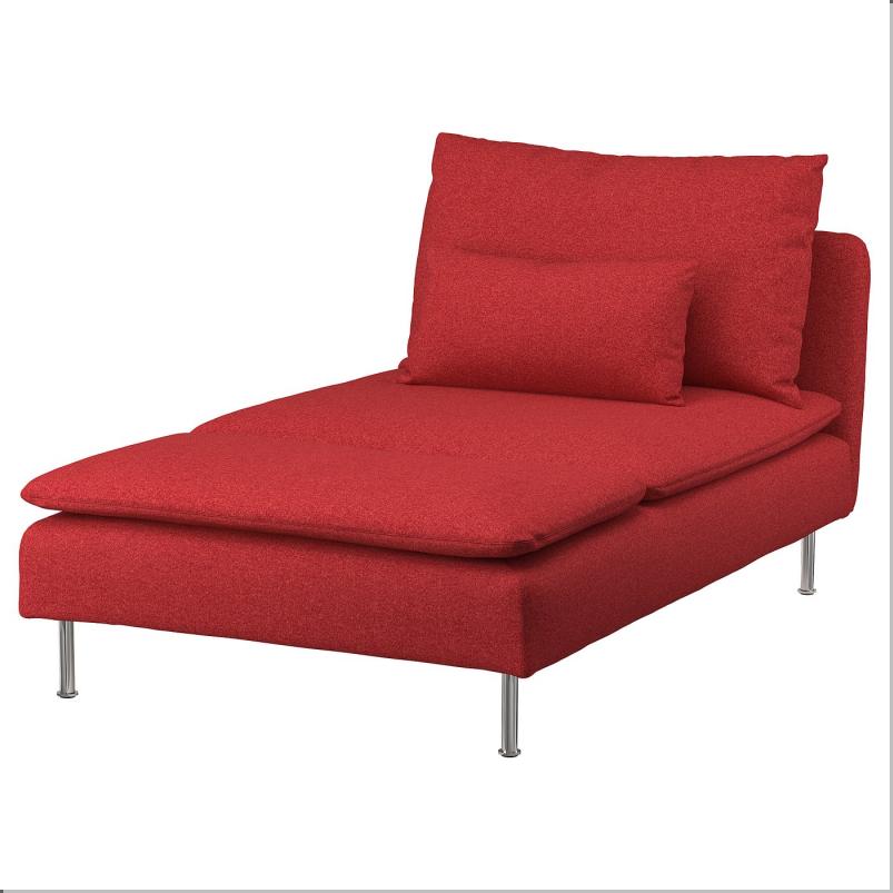 SODERHAMN ソーデルハムン カバー 寝椅子用 - トネルード レッド