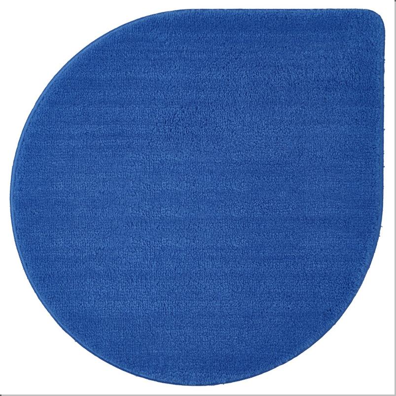 BERGVATTNET ベリヴァトネット バスマット - ブルー 60x60 cm