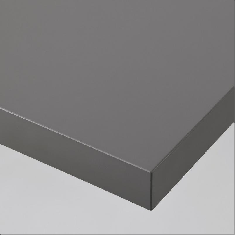 LINNMON リンモン 天板 - ダークグレー 100x45cm
