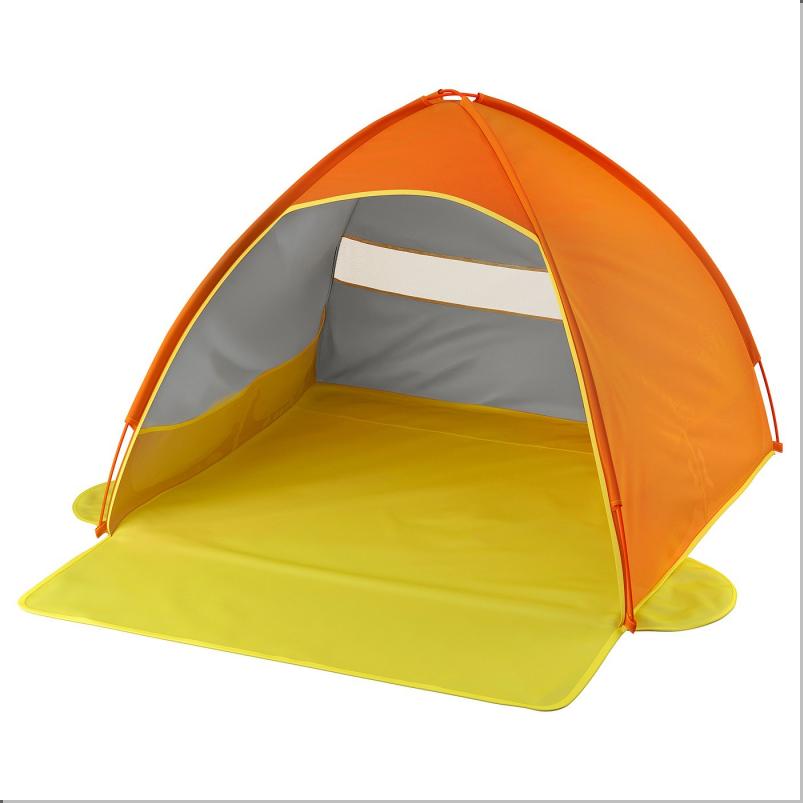 STRANDON ストランドン 日よけ/風よけテント - ブライトオレンジ/ブライトイエロー