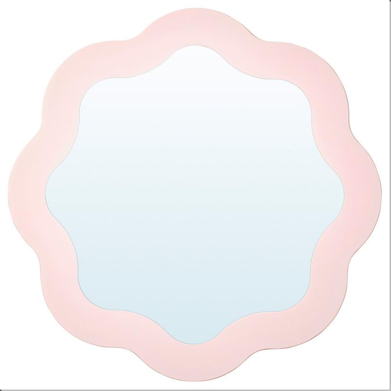 PRUNKHALLON プルンクハロン ミラー - ライトピンク 40cm