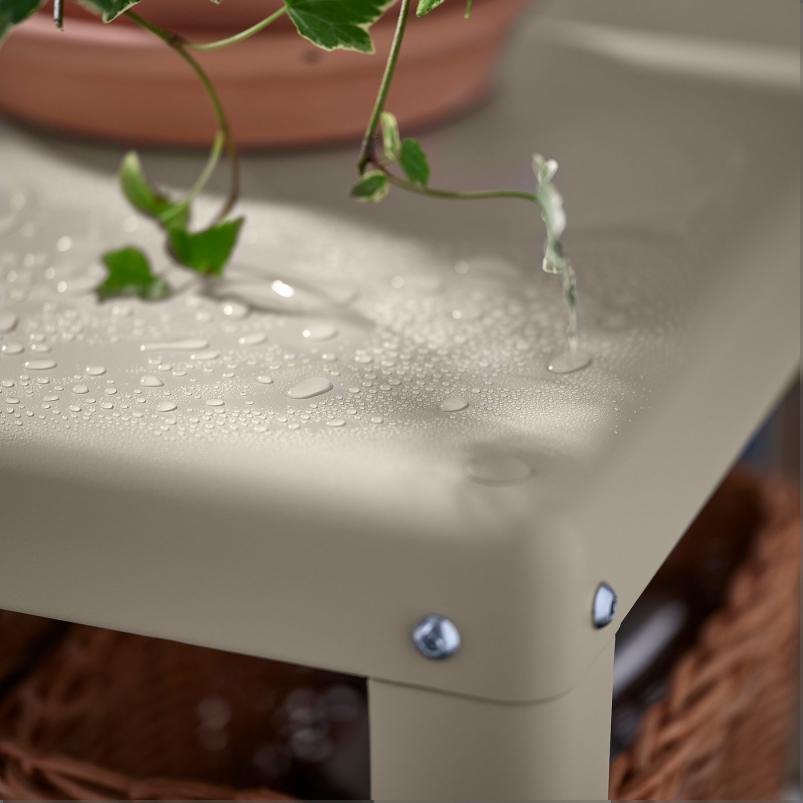 KOLBJORN コールビョーン シェルフユニット - ベージュ 屋外用/室内 80x45cm