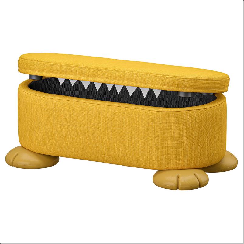 GREJSIMOJS グレイシモイス プーフ 収納付き - イエロー