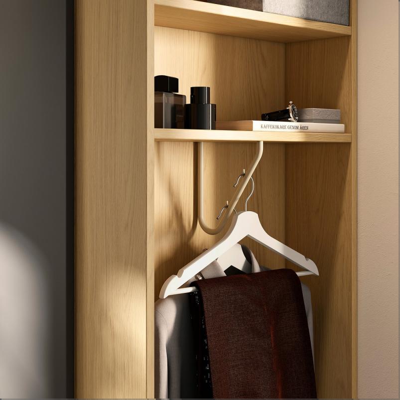 PAX パックス 追加エンドユニット - オーク調 20x58x201cm