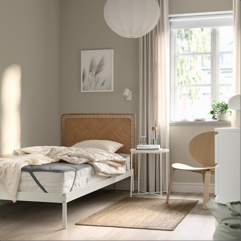 KRANSSALVIA クランサルヴィア マットレスプロテクター - グレー 90x200cm