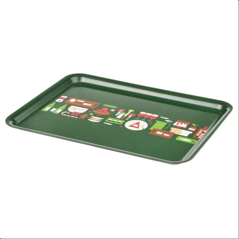 VINTERFINT ヴィンテルフィント トレイ - グリーン 37x28cm