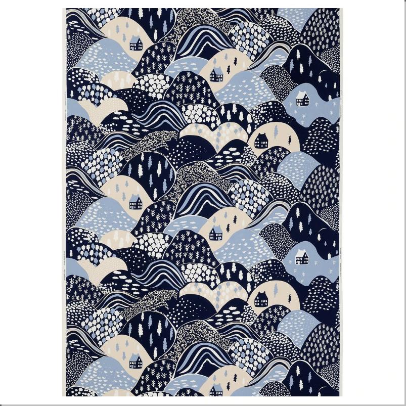 PENDELKAKTUS ペンデルカクトゥス カットクロス - 山/マルチカラー 150x300cm