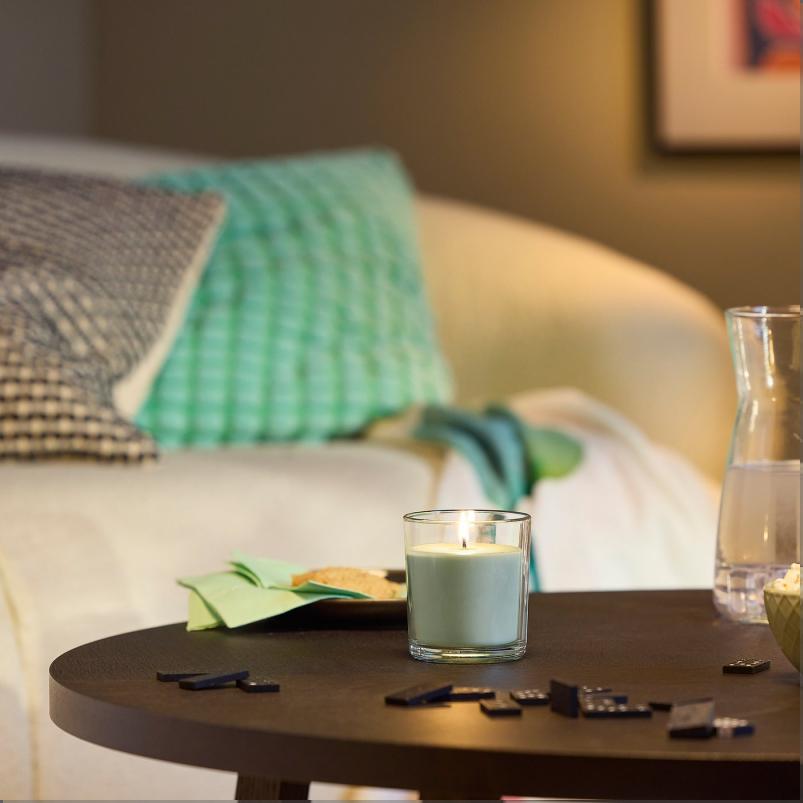 LOTSFÅGEL ロッツフォーゲル アロマキャンドル グラス入り - リンゴ ライトグリーン 40 時間