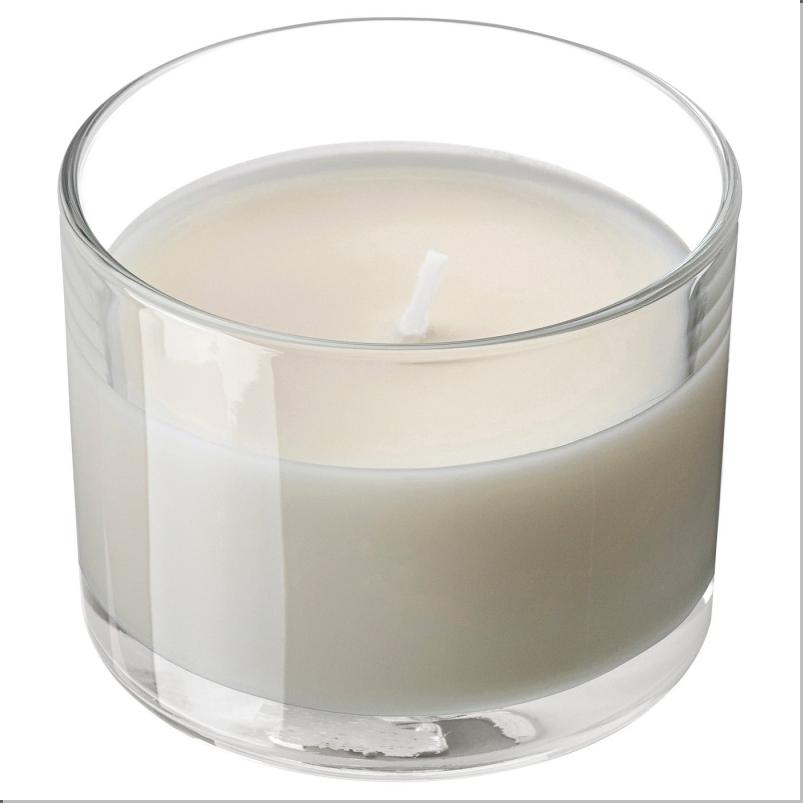LOTSFÅGEL ロッツフォーゲル アロマキャンドル グラス入り - バニラ ペールベージュ 20 時間