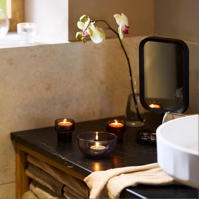 LOTSFÅGEL ロッツフォーゲル アロマティーライトキャンドル - サンダルウッド＆パチョリ ブラウン 3.5 時間