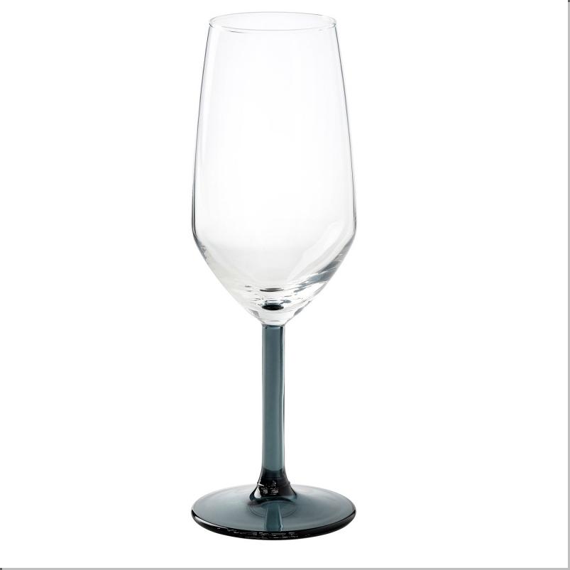 RODRAKA ロードレーカ シャンパングラス - ブルーグレー/クリアガラス 25cl