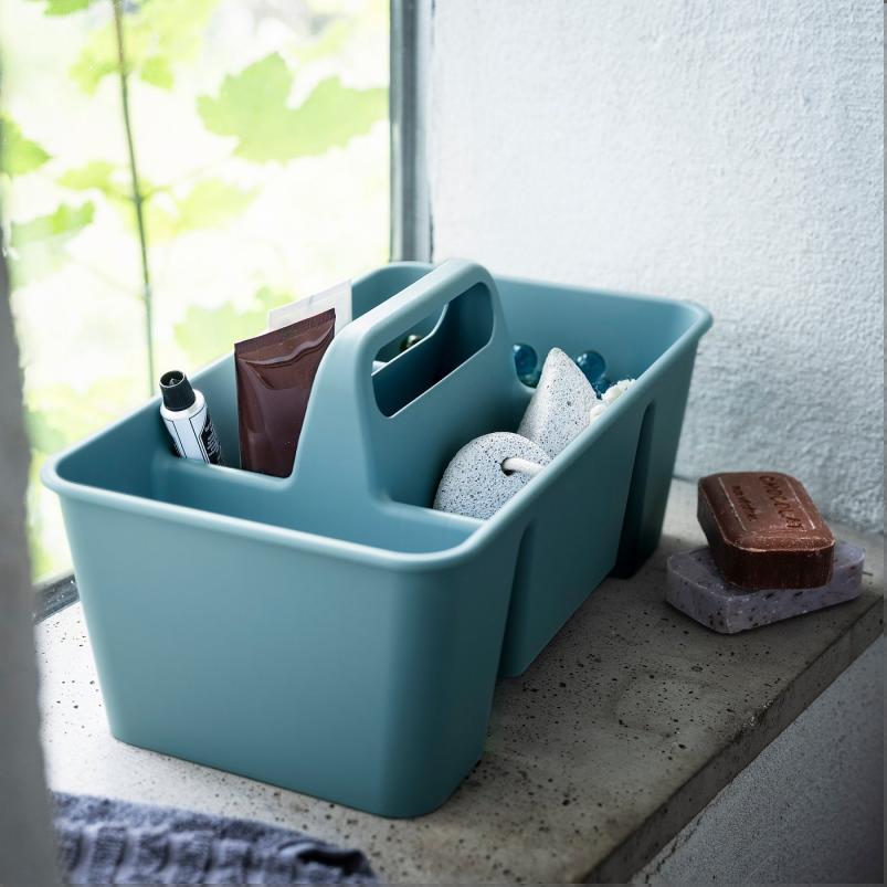 STACKSTOD スタックストッド デスクオーガナイザー - グレーブルー 32x18x16cm