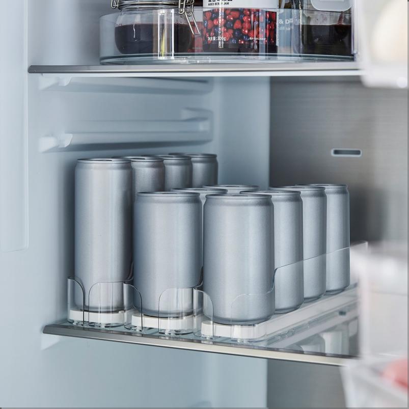 KLIPPKAKTUS クリップカクトゥス 冷蔵庫用ドリンクホルダー - 透明