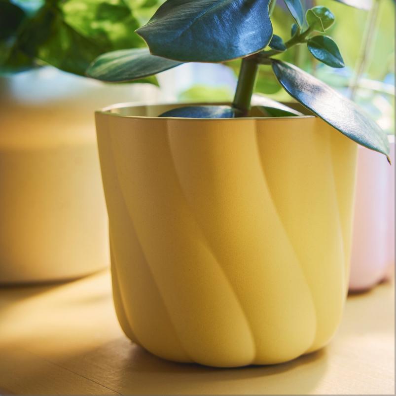 DOFTRIPS ドフトリプス 鉢カバー - ダークイエロー 12cm