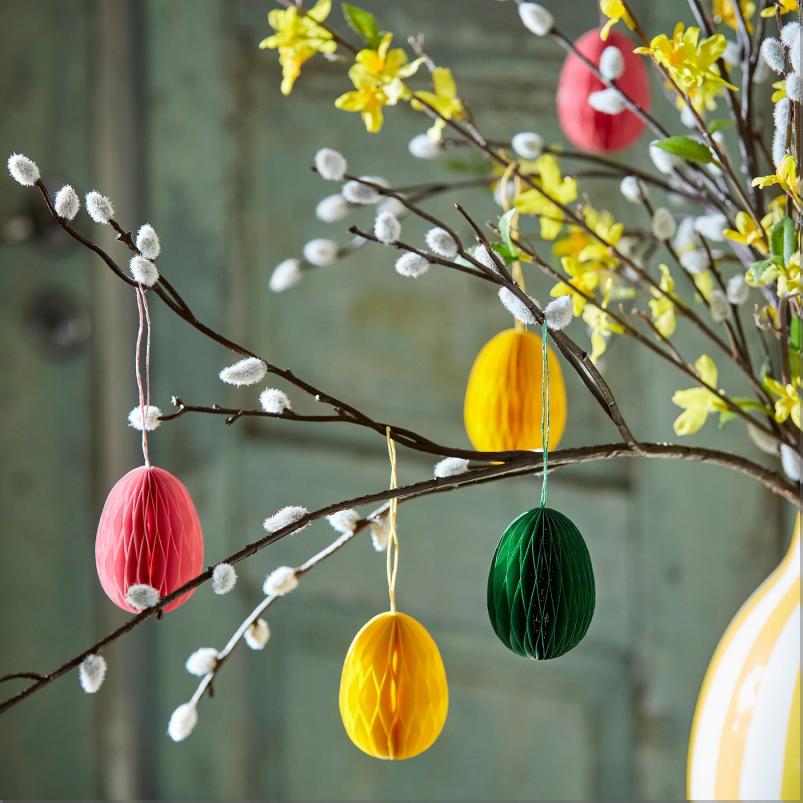 TJÄRLEK シャーレク ハンギングデコレーション - エッグ/ミックスカラー