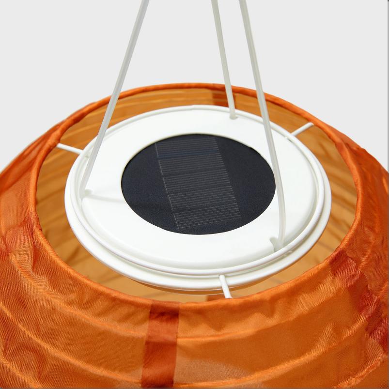 SOLVINDEN ソルヴィンデン ペンダントランプ - 太陽電池式/オレンジ 22cm