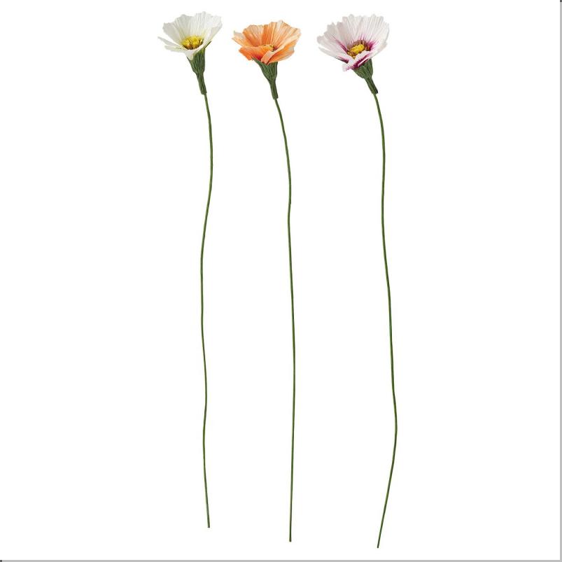 GULDSPETT グルドスペット 造花 - 紙/コスモス アソートカラー 35cm