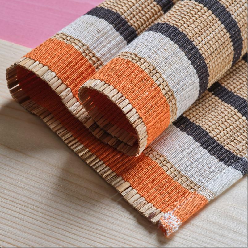 MAVINN メーヴィン ランチョンマット - バナナ繊維/ストライプ模様 35x45cm