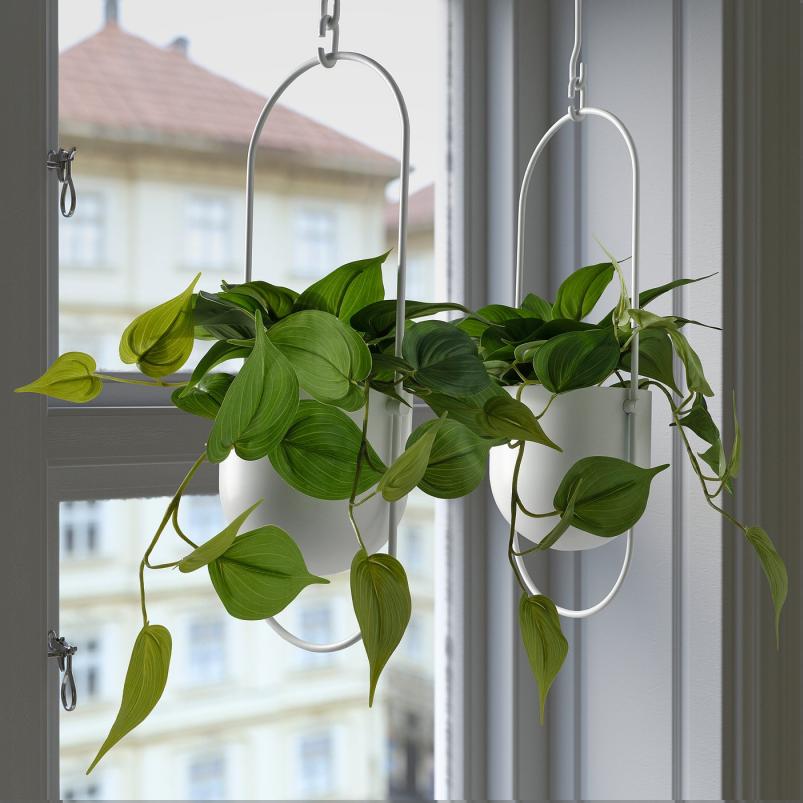 FEJKA フェイカ 人工観葉植物 - 室内/屋外用 ポトス/つり下げ型 12cm