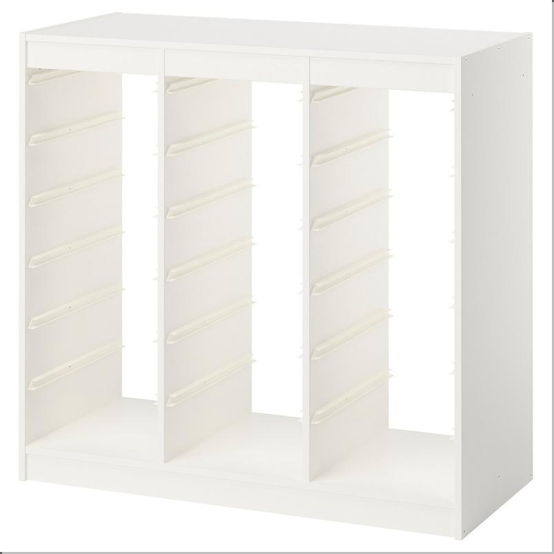 TROFAST トロファスト フレーム - ホワイト/ルームディバイダ― 99x44x95cm