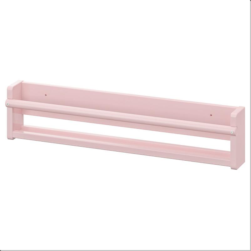 FLISAT フリサット ウォール収納 - ペールピンク 70x9x16 cm