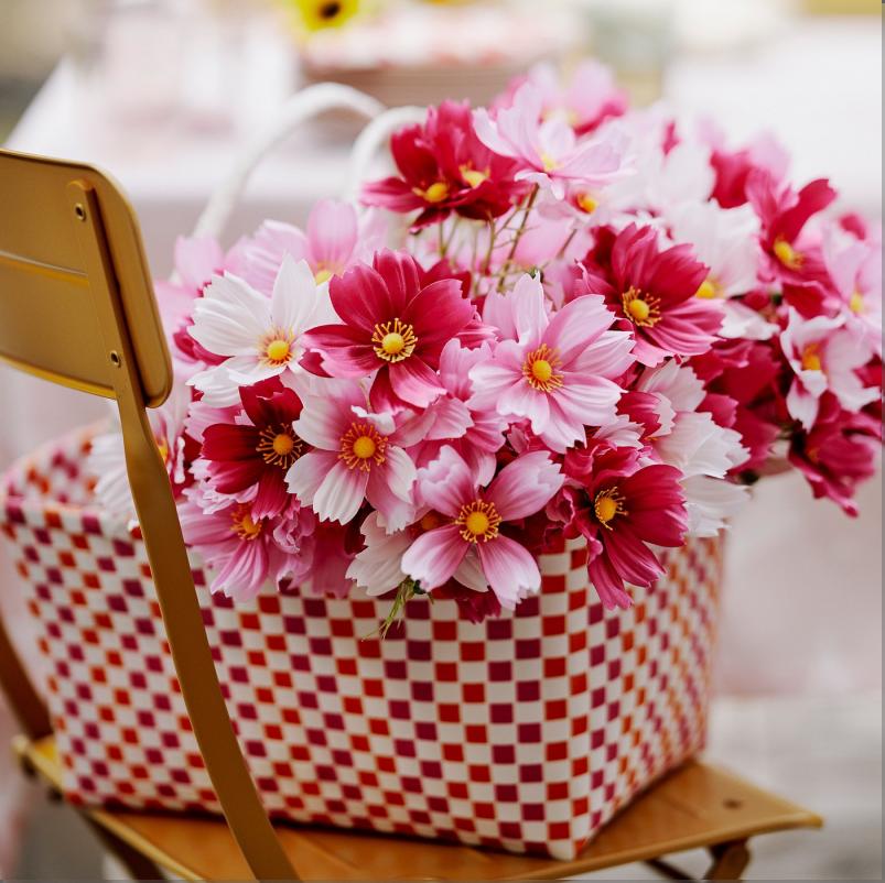 SMYCKA スミッカ 造花のブーケ - 室内/屋外用/コスモス ピンク 50cm