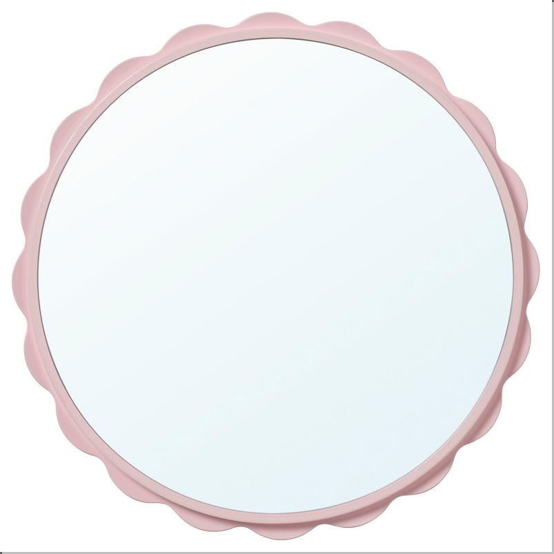 DAGGKAPRIFOL ダッグカプリフォール ミラー - ライトピンク 40cm