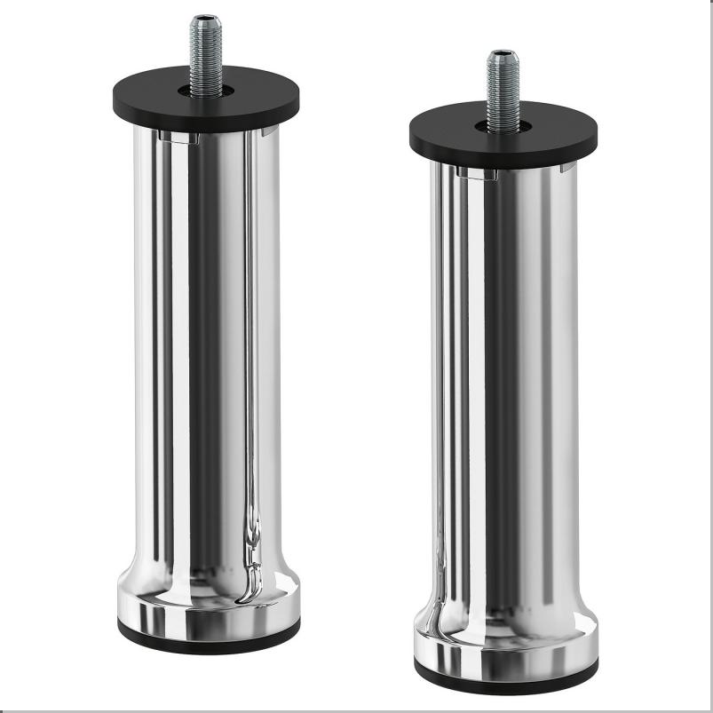 BASTLUNDA バストルンダ 脚 - クロムメッキ 13cm