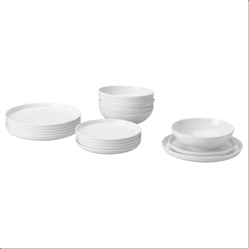 IKEA 365+ 食器18点セット - ホワイト