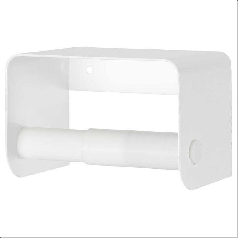 ENUDDEN エヌーデン トイレットペーパーホルダー - ホワイト 9x13x8cm