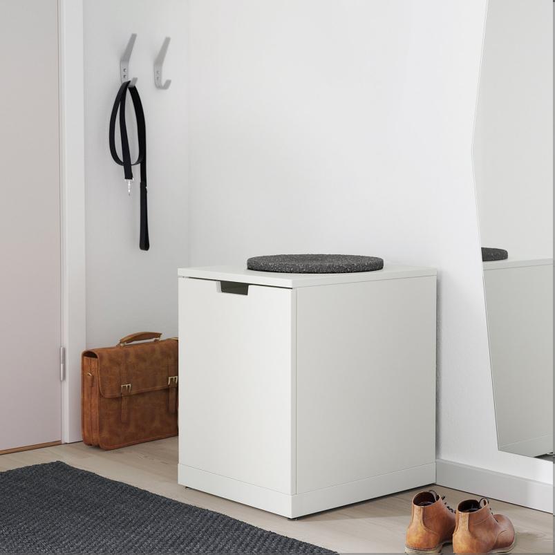 NORDLI ノールドリ チェスト - ホワイト 40x54cm