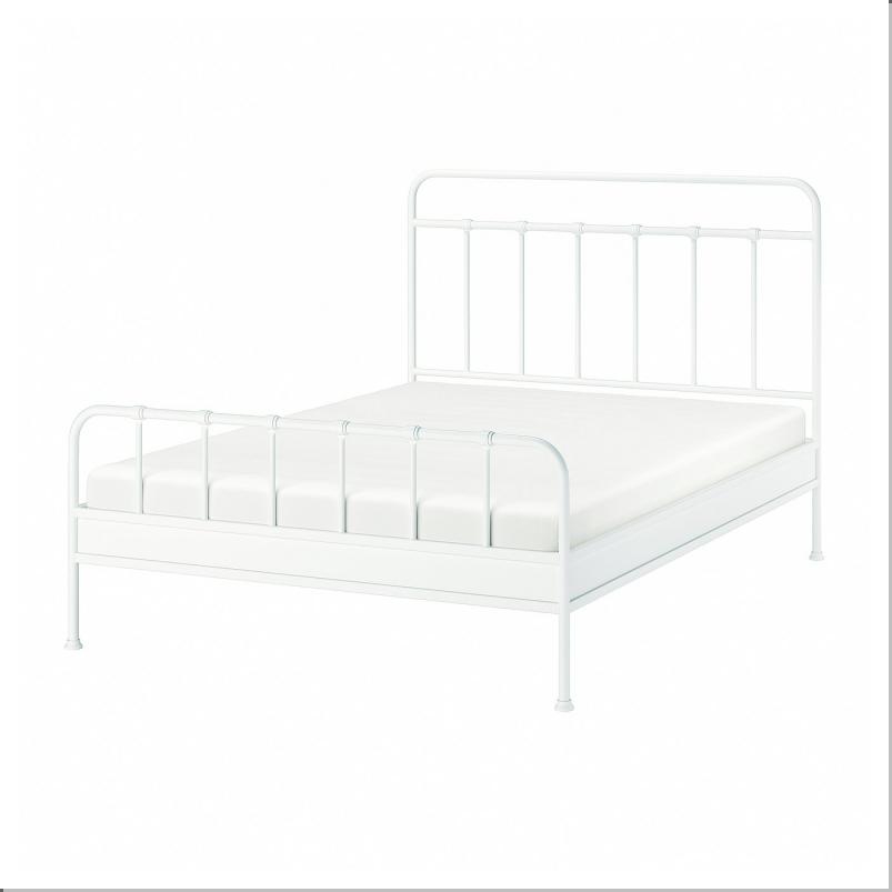 STJARNO シェルノー ベッドフレーム - ホワイト/リルヘラン 160x200cm